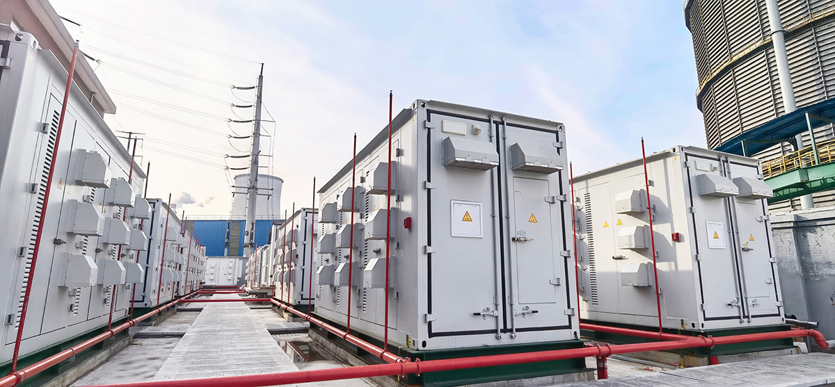 BESS Container Array